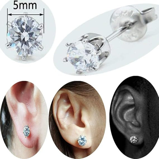 2 Pack Self Ear Piercing Gun Earring Disposable Piercing Kit