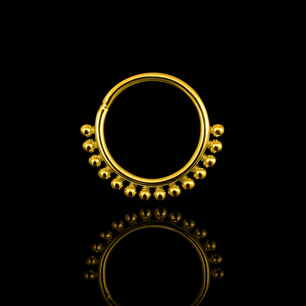 Glided Tribe Ring Nose Septum 8MM