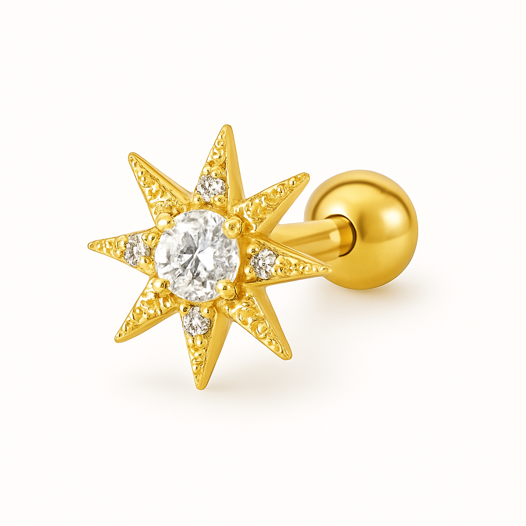Solar Flare ear stud