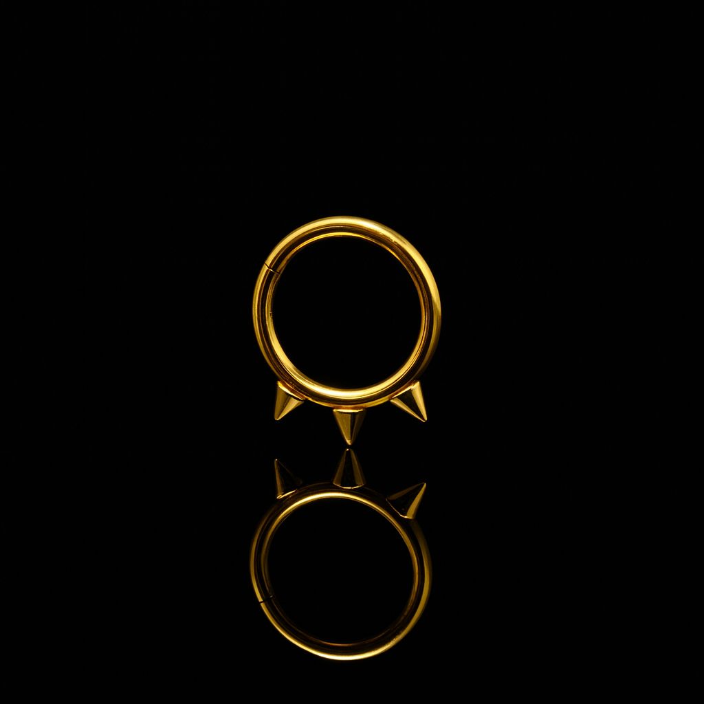 Spiked Inferno Clicker Nose Septum Ring