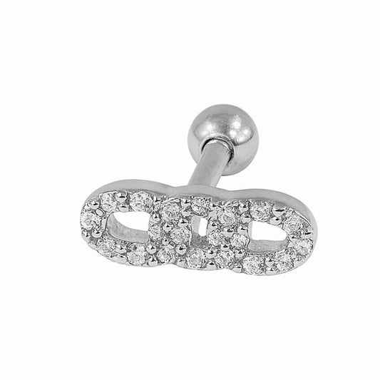 Crystal Chain Charm ball Back - SINGLE