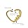 Heart Shape Heartbeat Waves16G Ear Cartilage Helix