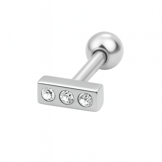Triple Gleam Solid Steel ball Back