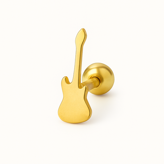 Rockstar Vibe Gold Ear Stud