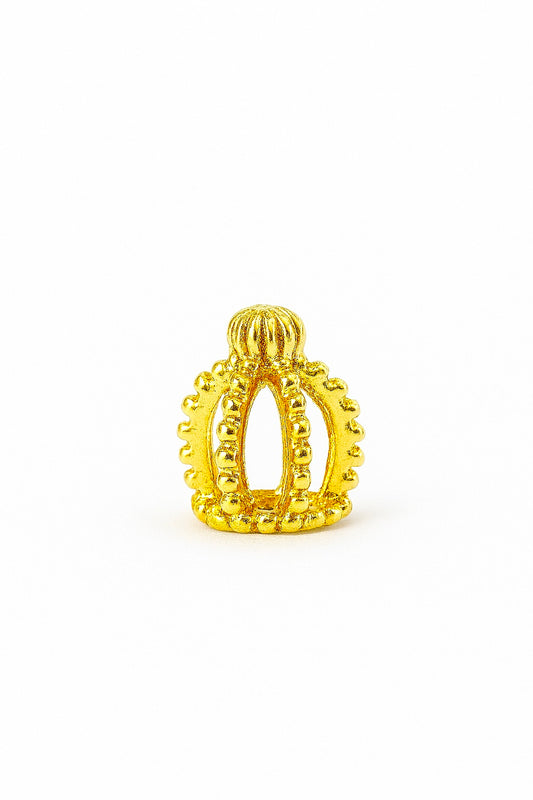 Gold Crown Topper/End Stud  - SINGLE