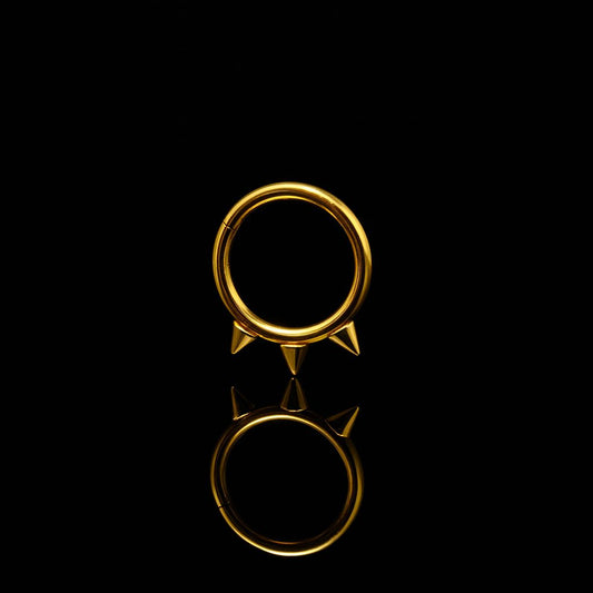 Spiked Inferno Clicker Nose Septum Ring